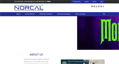Desktop Screenshot of norcalcenter.org